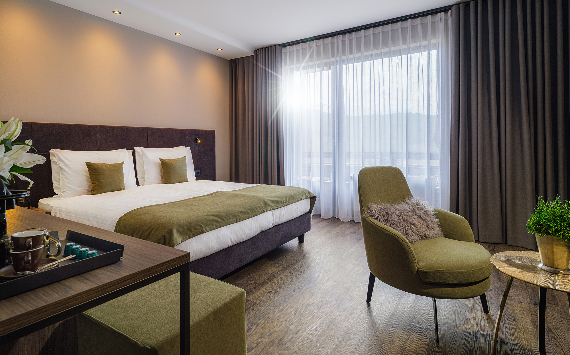 Doppelzimmer Landhaus in Grün - Hotel Tirolensis