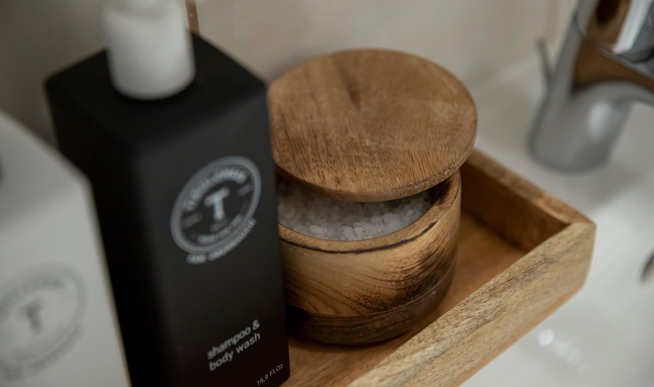 Doppelzimmer Tirolensis - Badesalz Detailaufnahme- Hotel Tirolensis