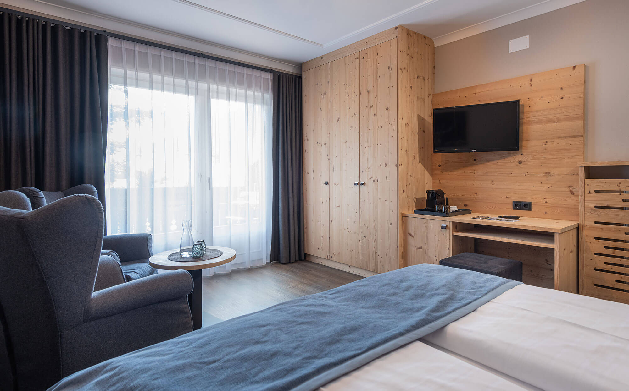 Doppelzimmer Tirolensis - Ausblick - Hotel Tirolensis