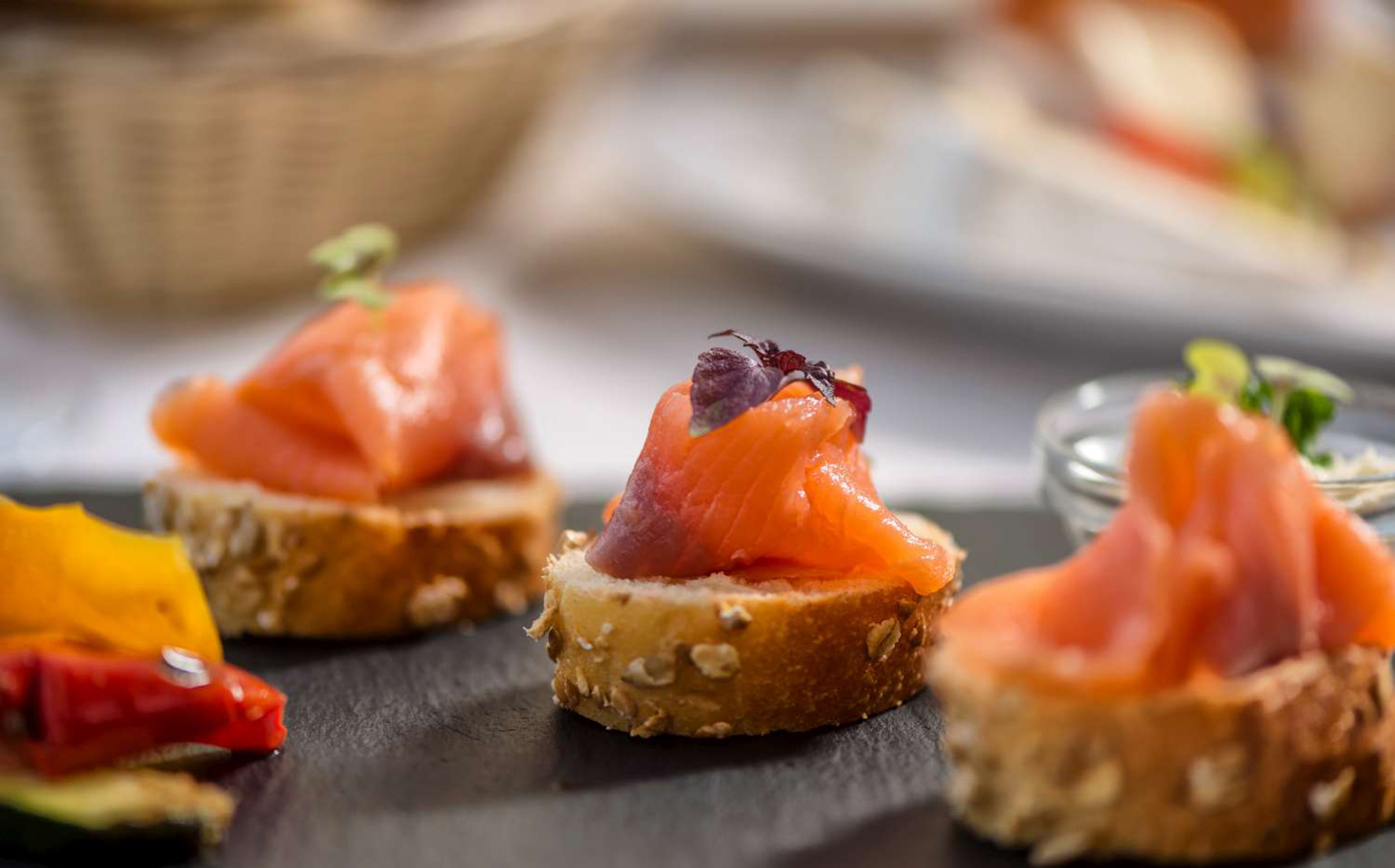 Impressioni - Involtini di salmone - delizie culinarie - Hotel Tirolensis