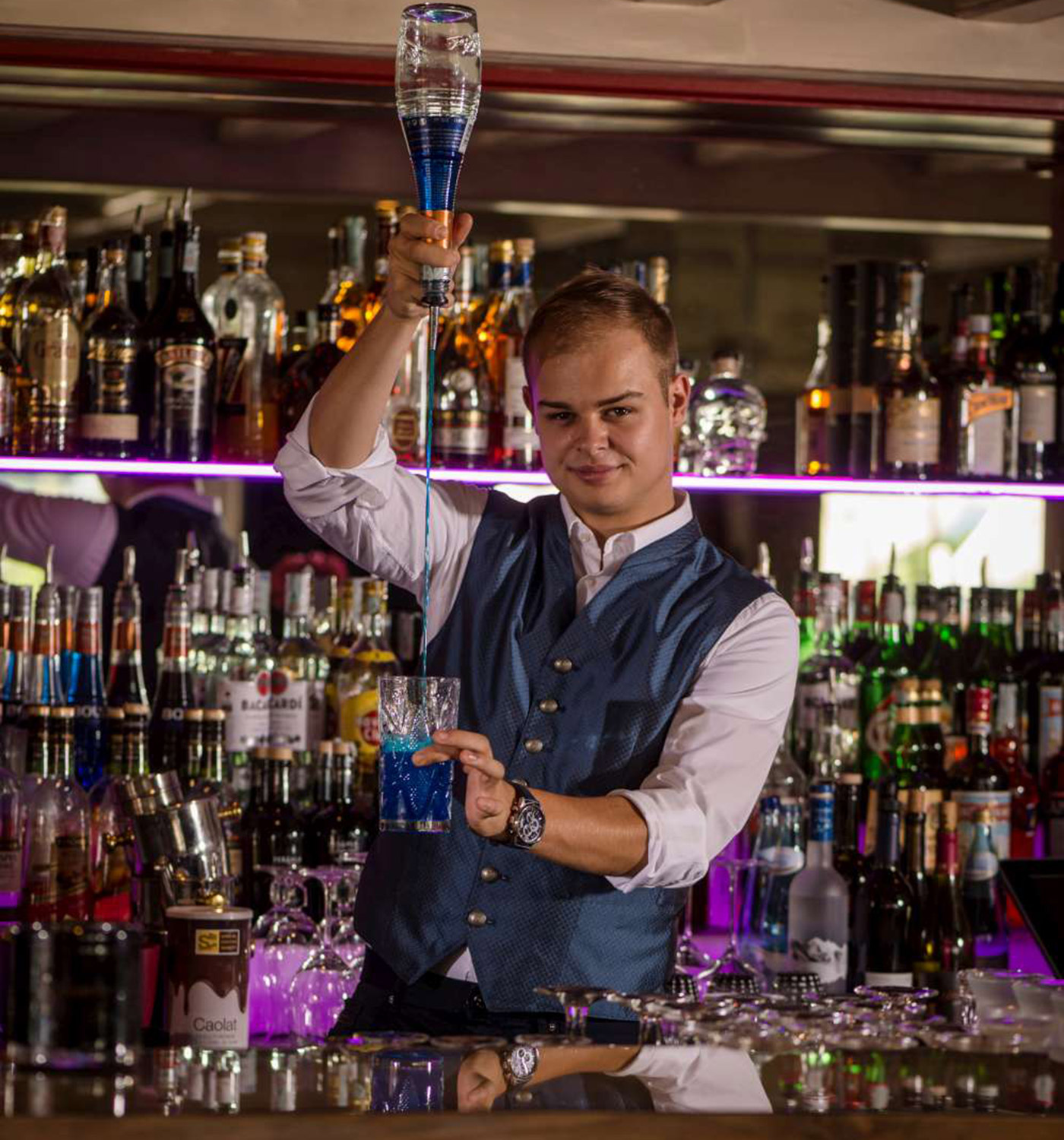 Gastgeberfamilie - Peter - Cocktailbar - Hotel Tirolensis