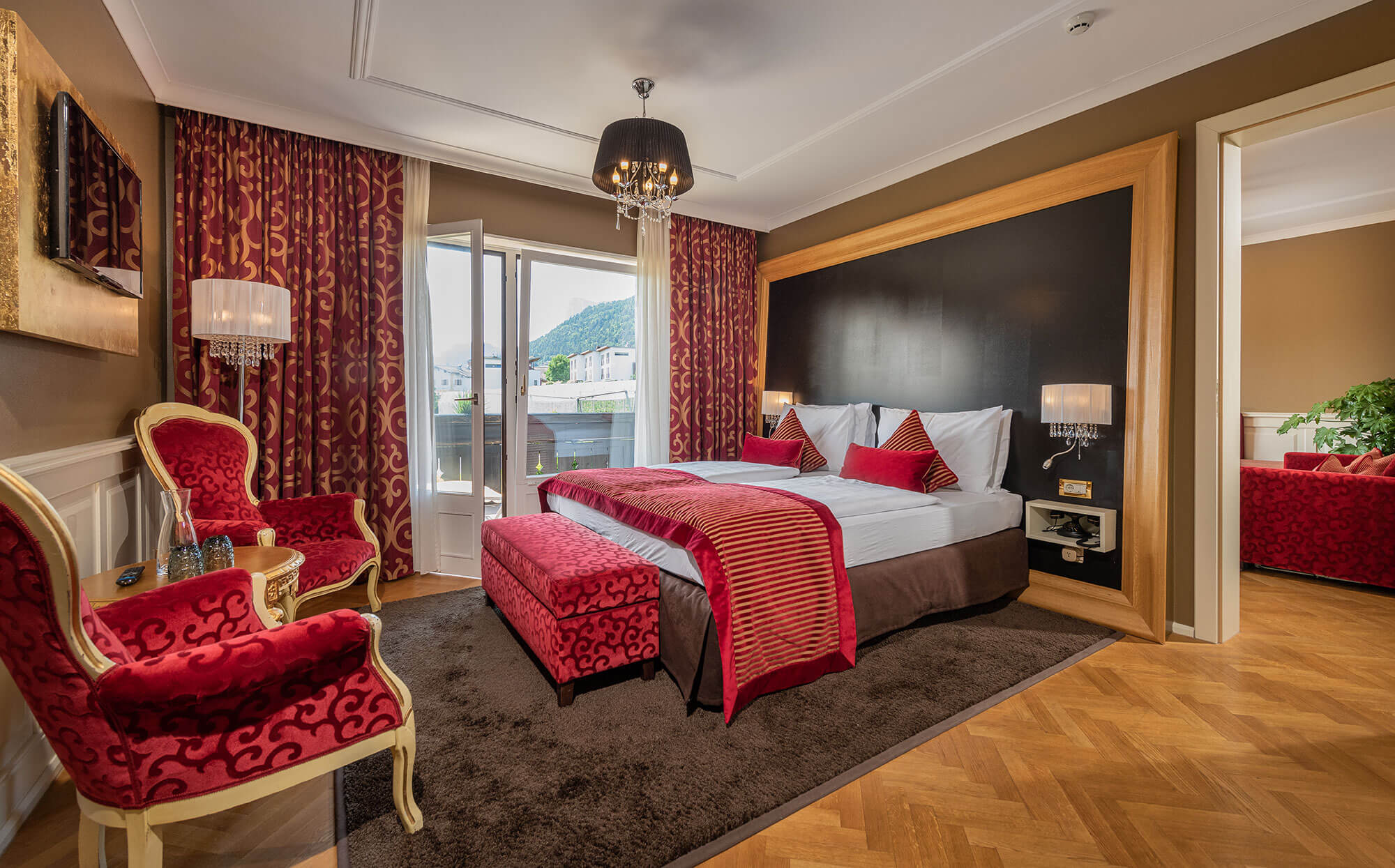 Innenansicht Suite - Romantiksuite Rosengarten - Hotel Tirolensis