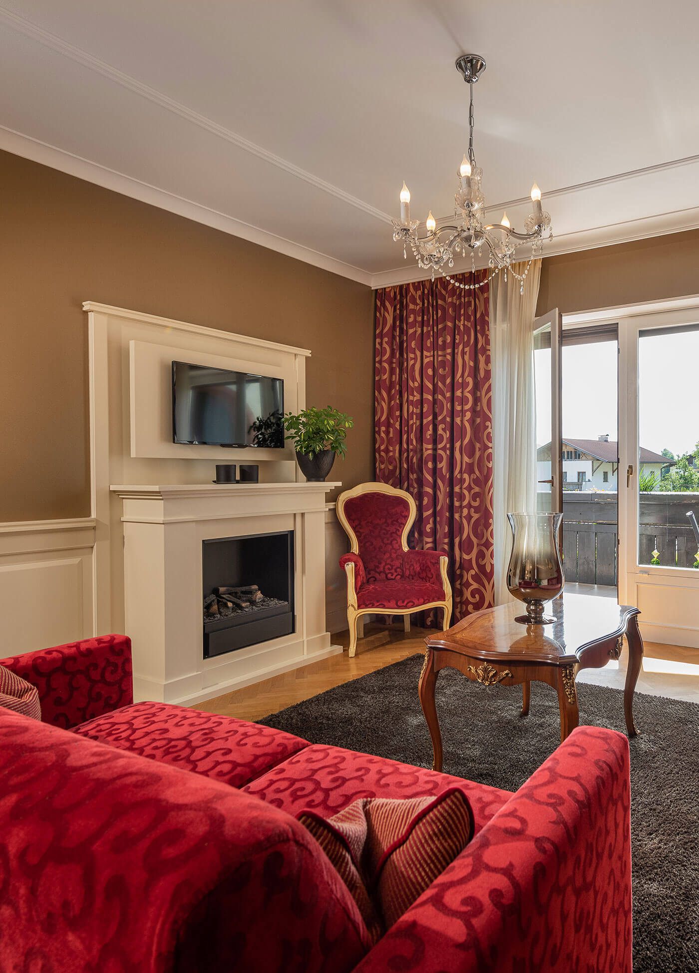 Romantiksuite Rosengarten - Kamin - Hotel Tirolensis