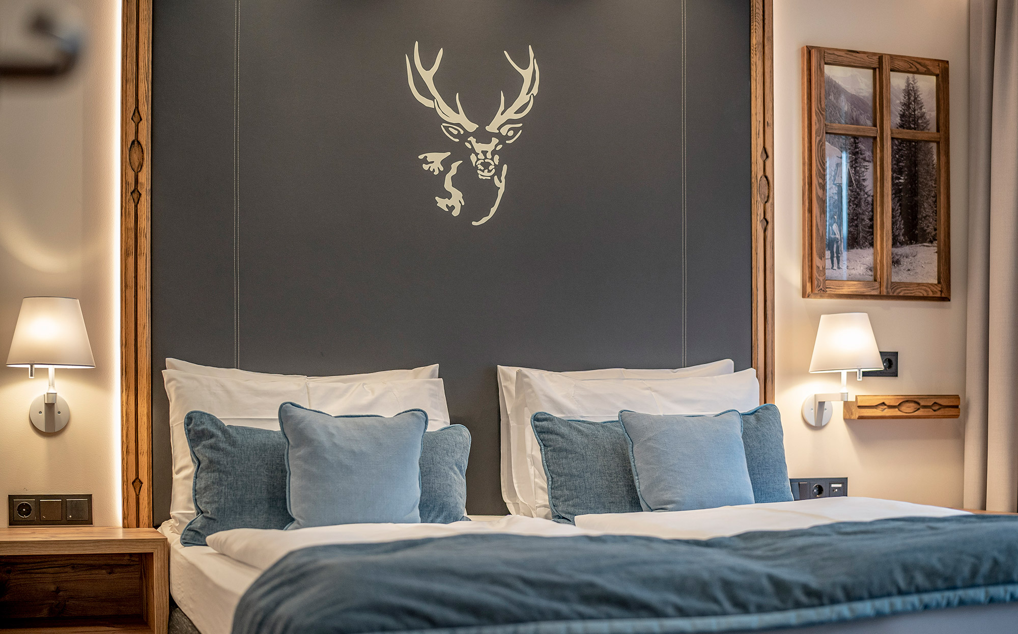 Wohntraum Standard - Doppelbett Detailaufnahme - Hotel Tirolensis