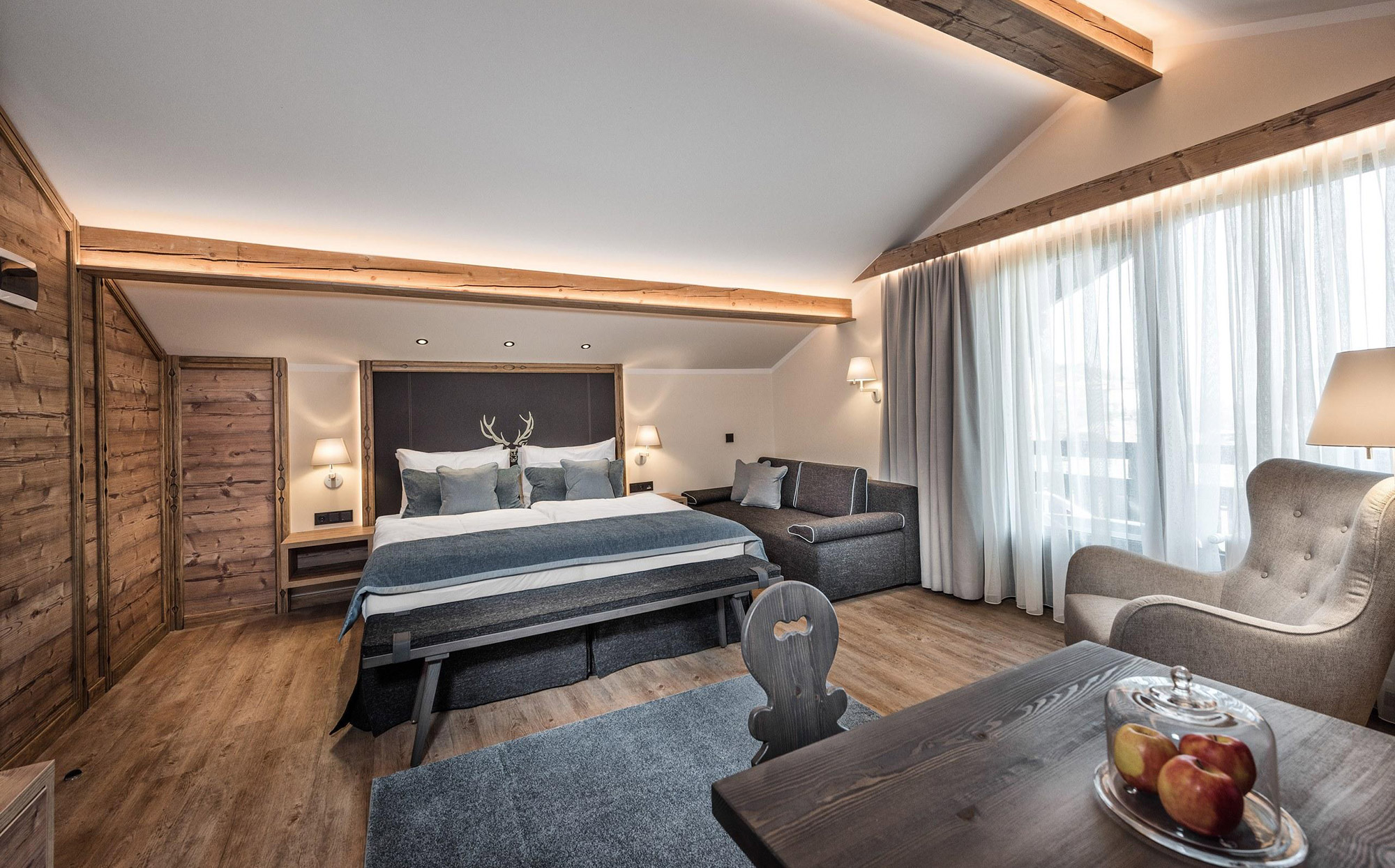 Blick auf das Zimmer - Wohntraum Superior - Hotel Tirolensis