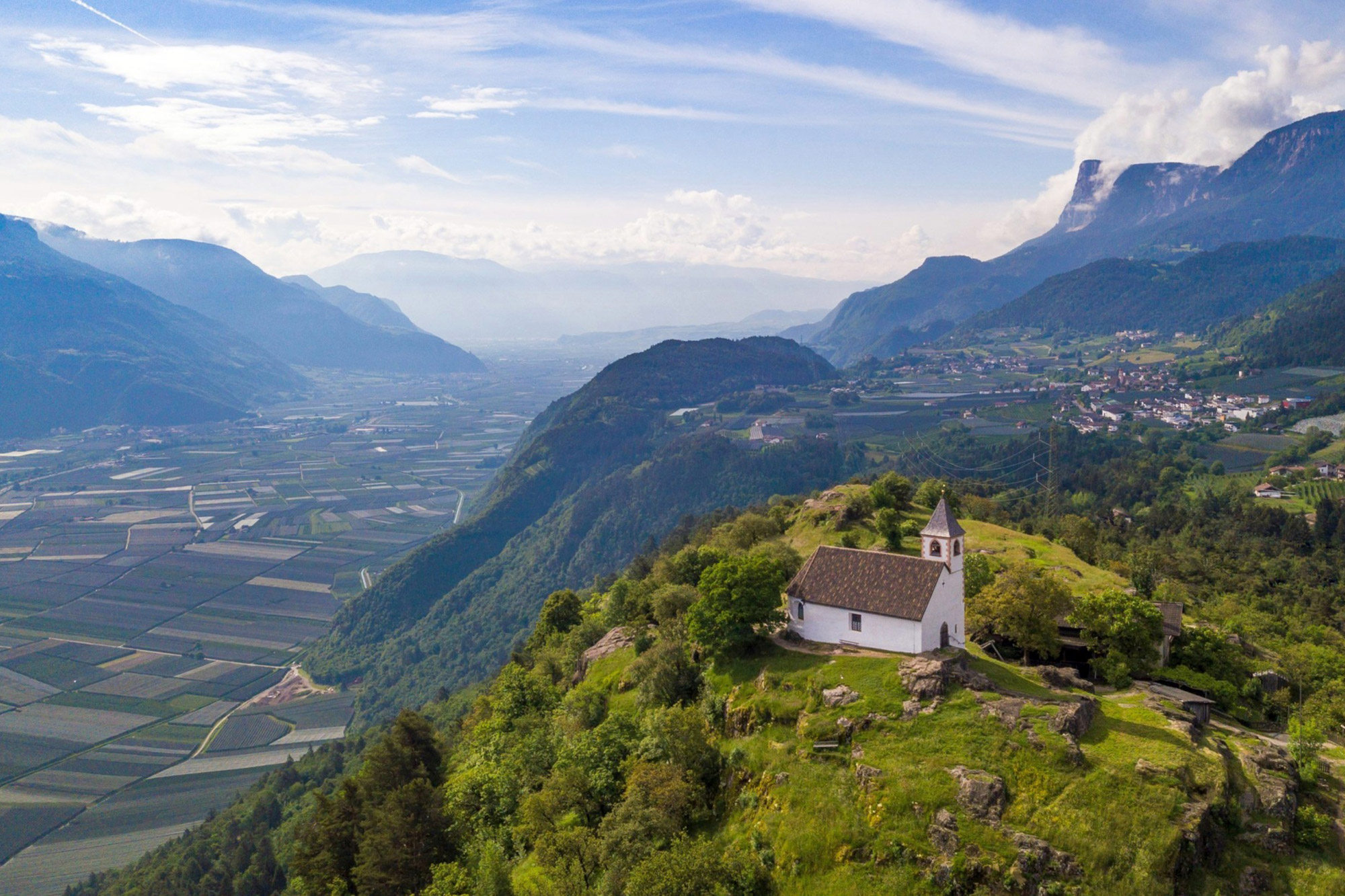 Ausblick vom Hippolyt im Sommer - Hotel Tirolensis