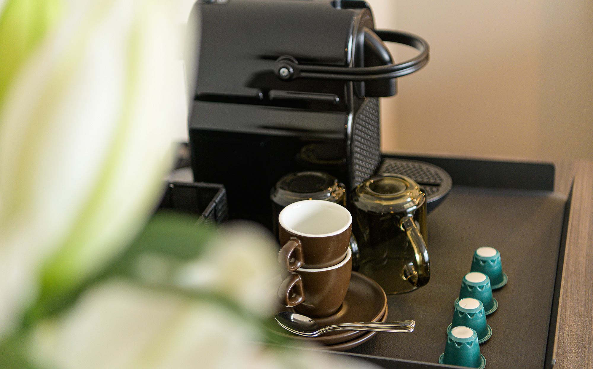 Kaffeemaschine Detailaufnahme - Hotelzimmer - Hotel Tirolensis