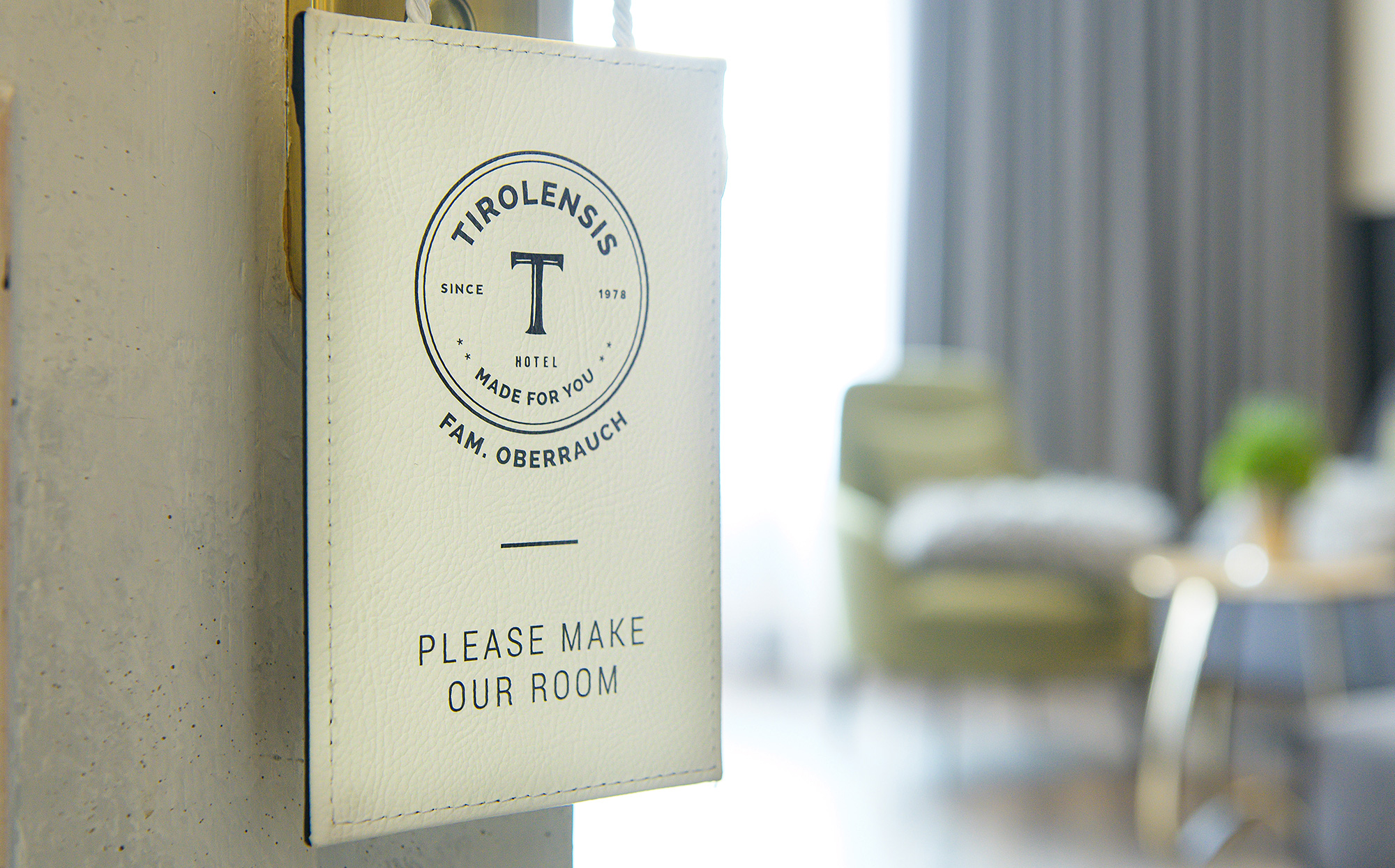 Zimmerschild - Hotel Tirolensis